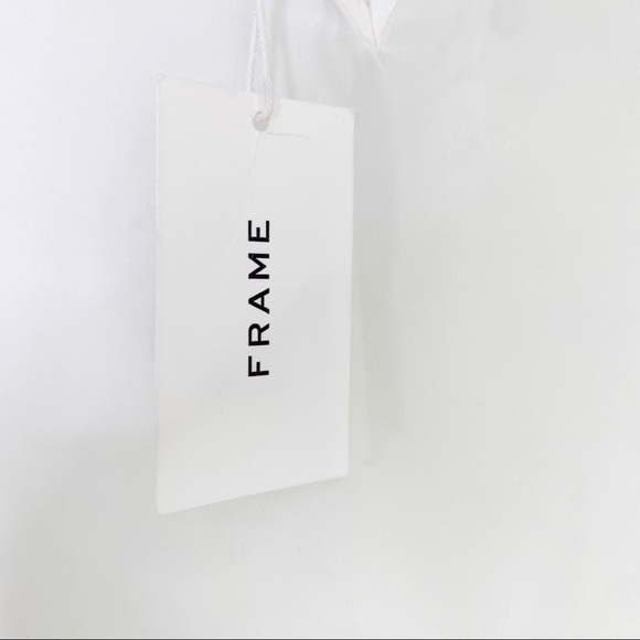 Frame Ada Silk Blouse Lace Cutout Embroidered Top Off White XXS NWT - Picture 6 of 13